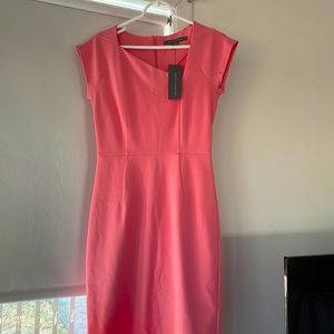 Pink sheath dress